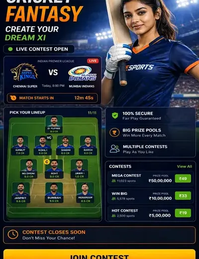 99clubl (99 club l) fantasy cricket & matchday visual 3